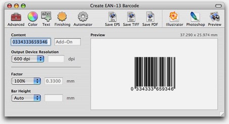 Bulk Ean 13 Barcode Generator